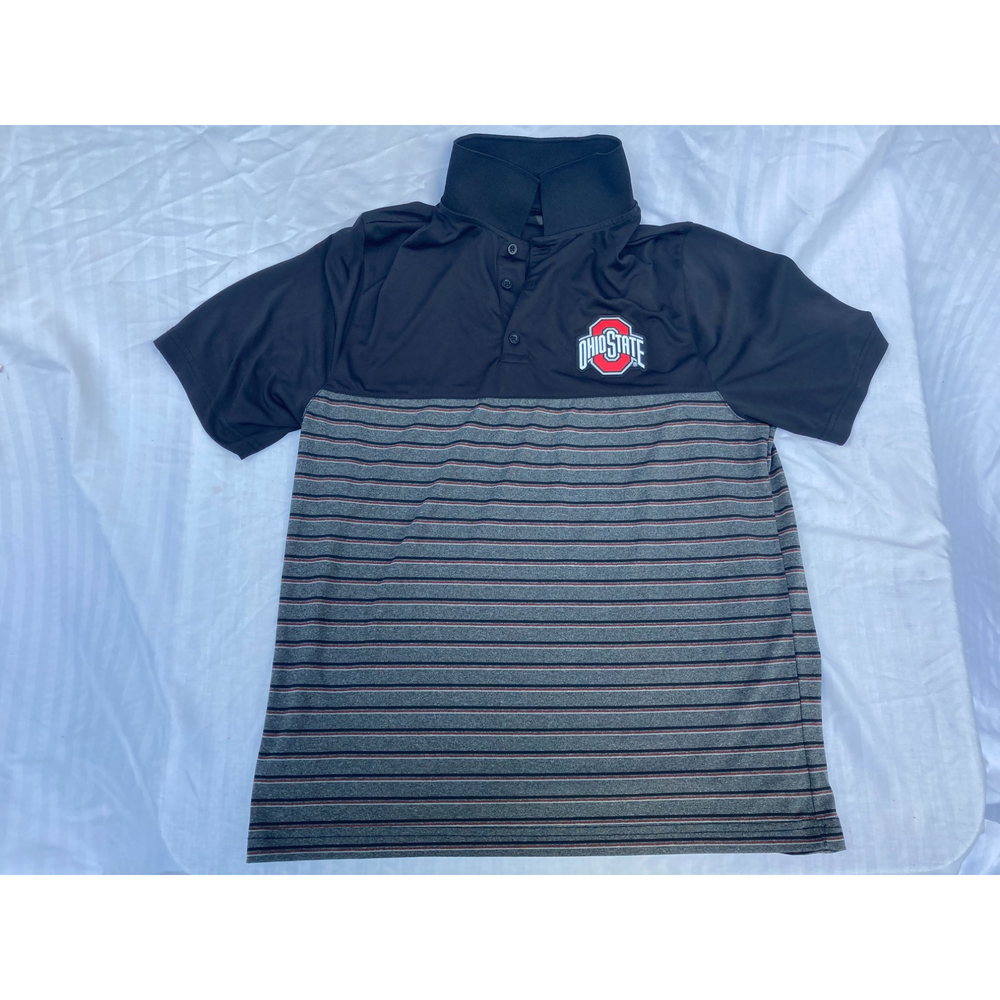 Men's Short Sleeve Ohio State Polo / Golf Shirt - SIZE Large (L) Great Condition